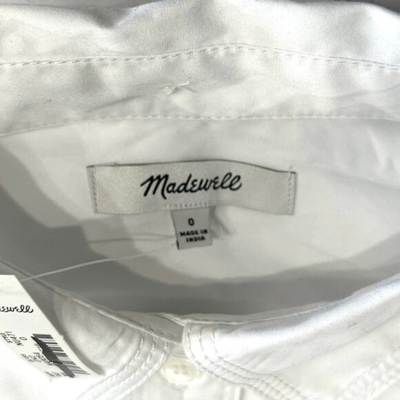 NWT Madewell Utility-Pocket Button-Up Shirt in Eyelet White Size 0 - Picture 8 of 10